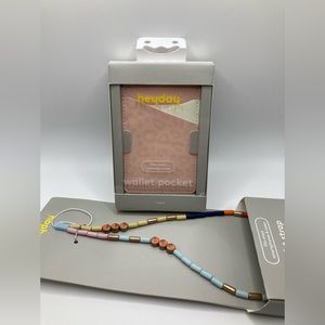 Heyday Wallet Pocket and Wrist Strap, New